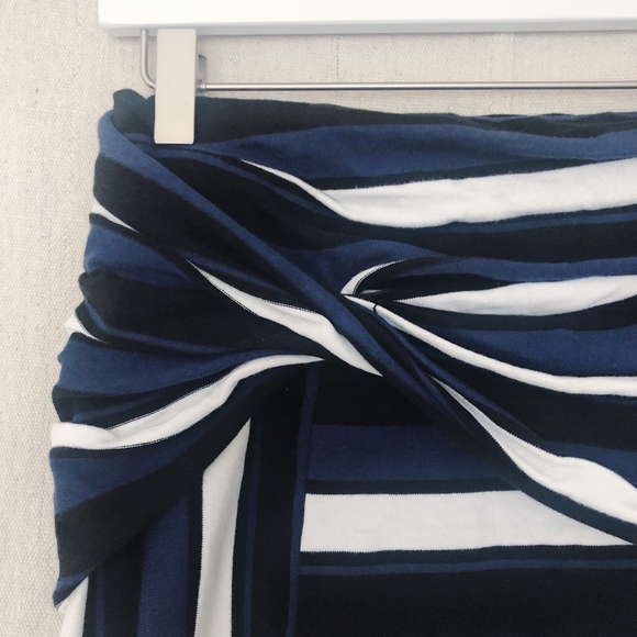 3.1 Phillip Lim Stripe Wrap Fitted Mini Skirt - Picture 4 of 8
